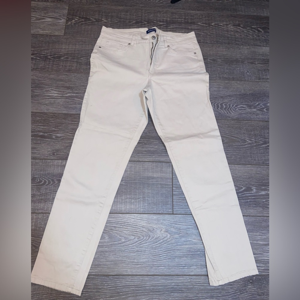 Tan pants, high wasted, size 12